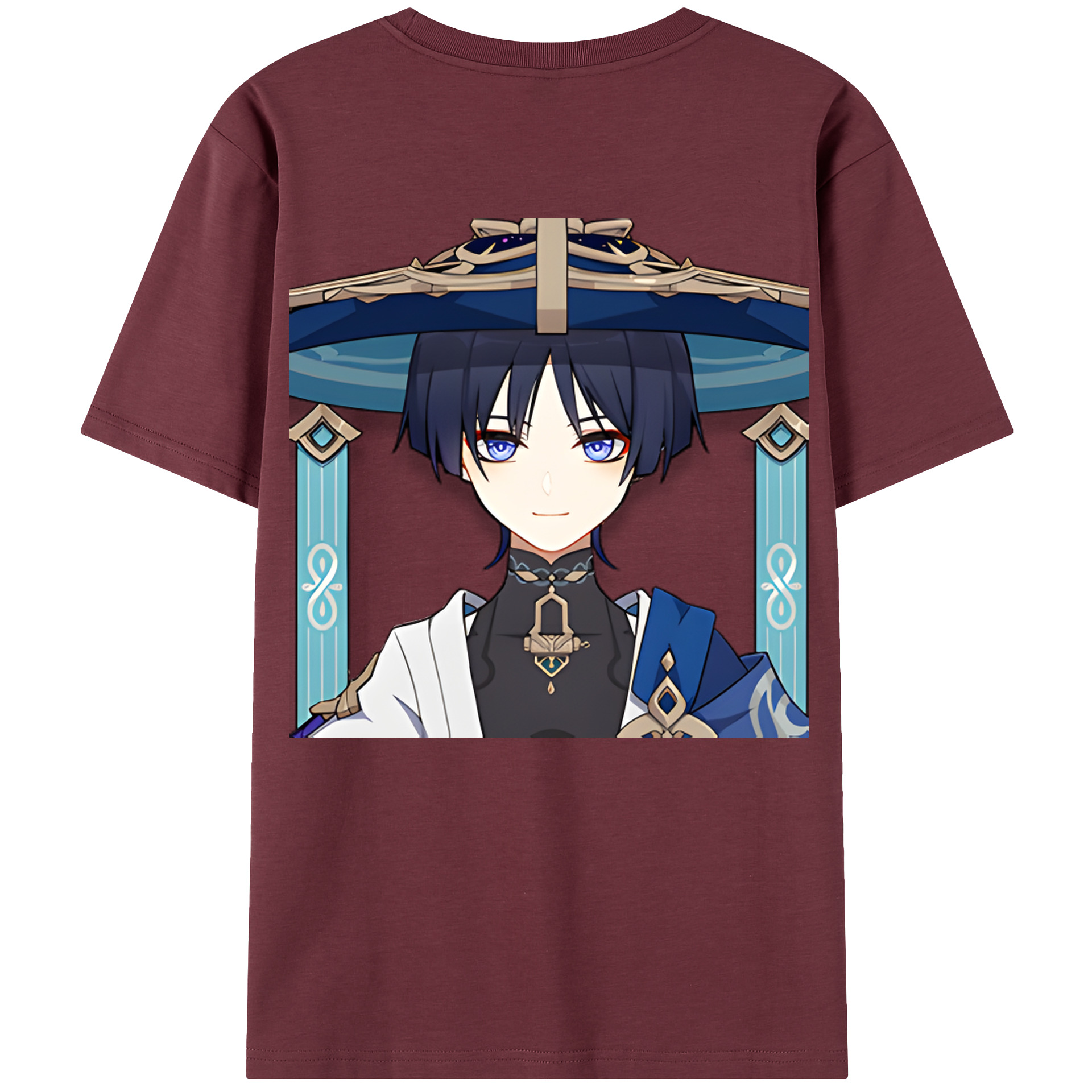げんし神 さんペい genshin Sanpei 綿100％半袖Tシャツ（背面プリント）